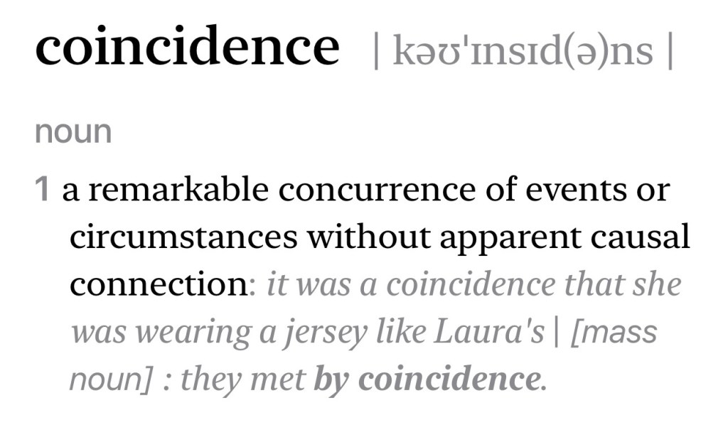 Bizarre Coincidences And Now a Road&nbsp;Trip