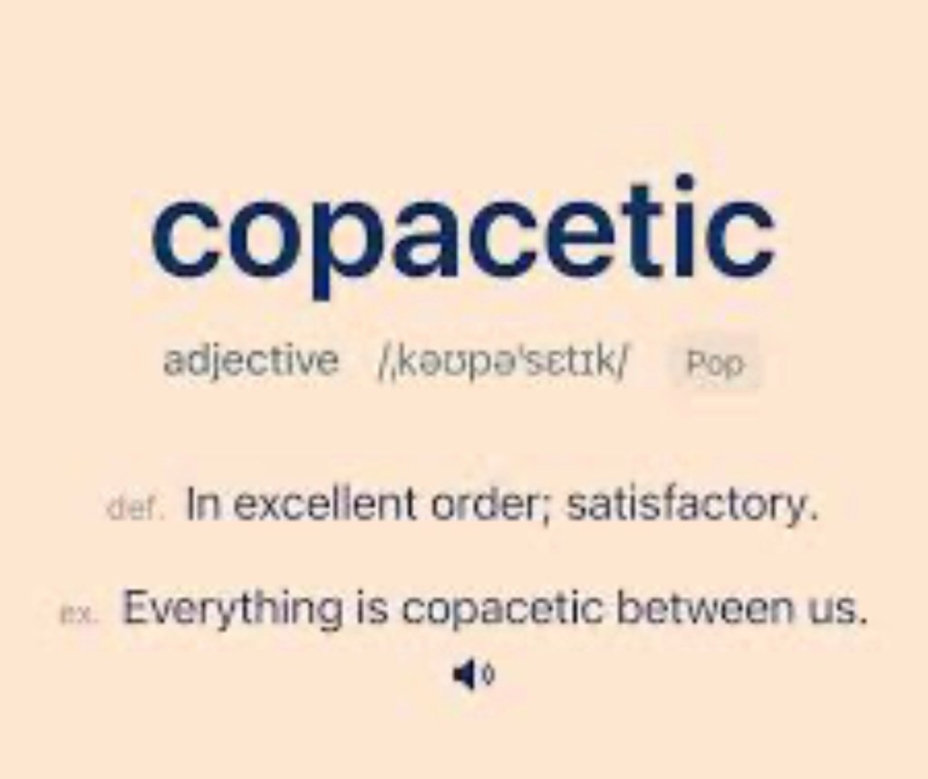 Everything Copacetic?